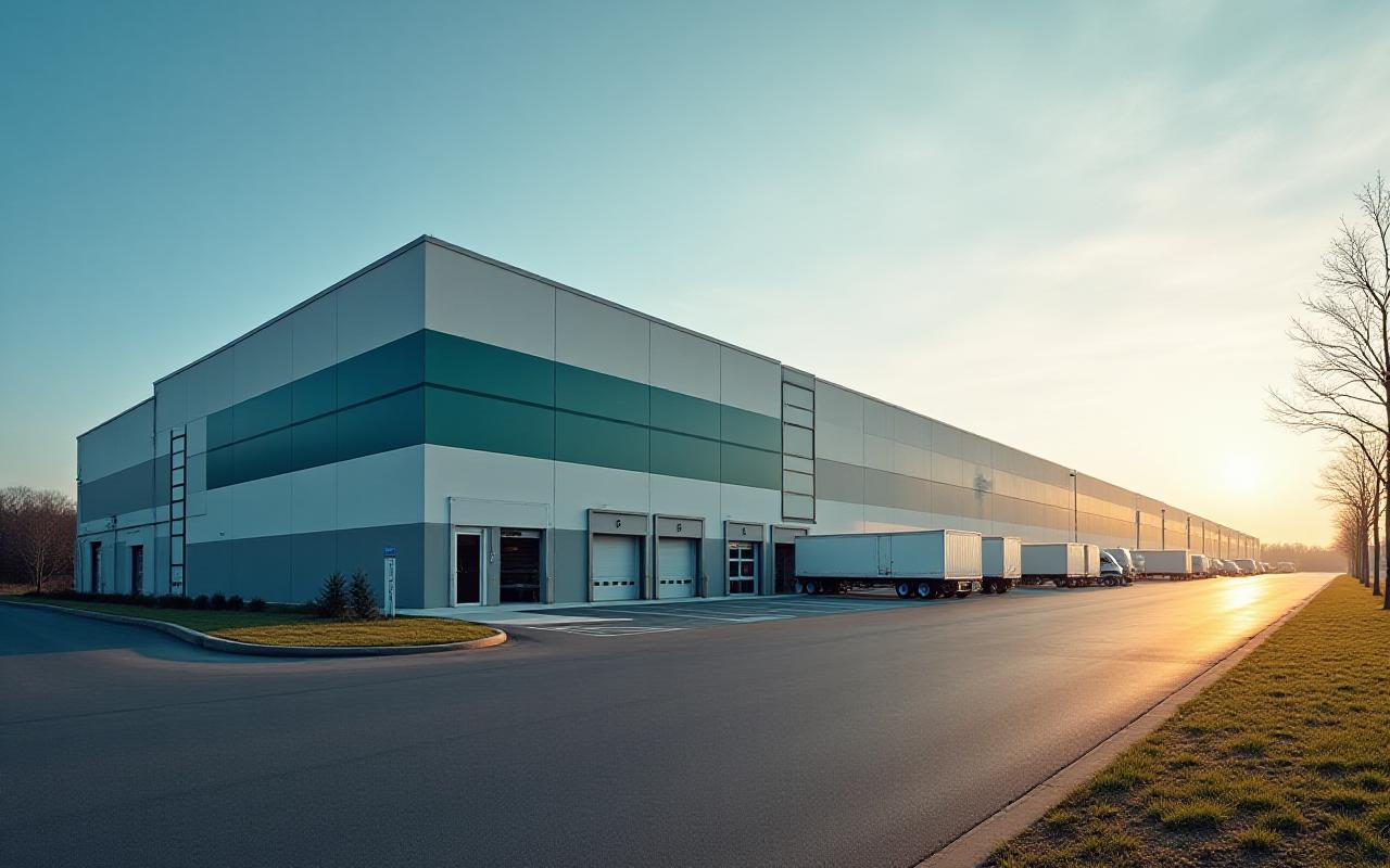 Modern logistics warehouse facility